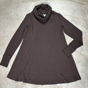 Cabi Brown Cowl Neck Swing Dress/Tunic A-Line Womens Size Medium